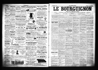 3 vues  - Le Bourguignon : journal de la démocratie radicale, n° 60, dimanche 11 mars 1900 (ouvre la visionneuse)