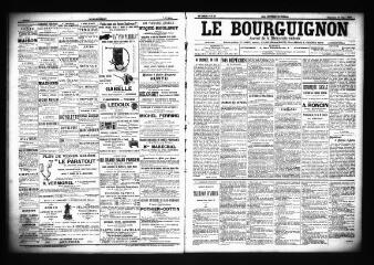 3 vues  - Le Bourguignon : journal de la démocratie radicale, n° 66, dimanche 18 mars 1900 (ouvre la visionneuse)