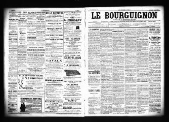3 vues  - Le Bourguignon : journal de la démocratie radicale, n° 69, jeudi 22 mars 1900 (ouvre la visionneuse)