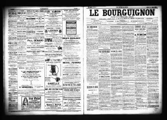 3 vues  - Le Bourguignon : journal de la démocratie radicale, n° 71, samedi 24 mars 1900 (ouvre la visionneuse)