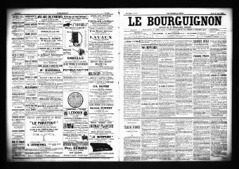 3 vues  - Le Bourguignon : journal de la démocratie radicale, n° 75, jeudi 29 mars 1900 (ouvre la visionneuse)
