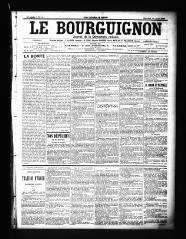 3 vues  - Le Bourguignon : journal de la démocratie radicale, n° 91, mercredi 18 avril 1900 (ouvre la visionneuse)