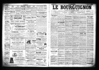 3 vues  - Le Bourguignon : journal de la démocratie radicale, n° 92, jeudi 19 avril 1900 (ouvre la visionneuse)