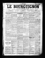 3 vues  - Le Bourguignon : journal de la démocratie radicale, n° 96, mardi 24 avril 1900 (ouvre la visionneuse)
