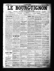 3 vues  - Le Bourguignon : journal de la démocratie radicale, n° 97, mercredi 25 avril 1900 (ouvre la visionneuse)