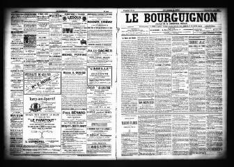 3 vues  - Le Bourguignon : journal de la démocratie radicale, n° 99, vendredi 27 avril 1900 (ouvre la visionneuse)