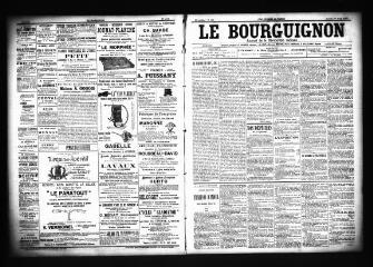 3 vues  - Le Bourguignon : journal de la démocratie radicale, n° 100, samedi 28 avril 1900 (ouvre la visionneuse)