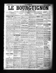 3 vues  - Le Bourguignon : journal de la démocratie radicale, n° 103, mercredi 2 mai 1900 (ouvre la visionneuse)