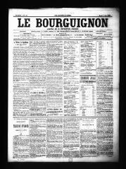 3 vues  - Le Bourguignon : journal de la démocratie radicale, n° 108, mardi 8 mai 1900 (ouvre la visionneuse)