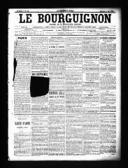 3 vues  - Le Bourguignon : journal de la démocratie radicale, n° 109, mercredi 9 mai 1900 (ouvre la visionneuse)