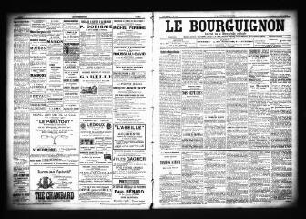 3 vues  - Le Bourguignon : journal de la démocratie radicale, n° 111, vendredi 11 mai 1900 (ouvre la visionneuse)