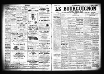 3 vues  - Le Bourguignon : journal de la démocratie radicale, n° 112, samedi 12 mai 1900 (ouvre la visionneuse)