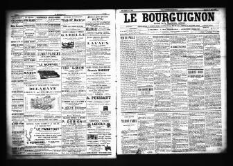 3 vues  - Le Bourguignon : journal de la démocratie radicale, n° 118, samedi 19 mai 1900 (ouvre la visionneuse)