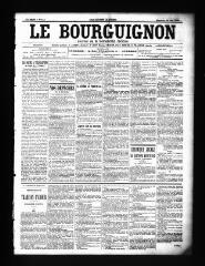3 vues  - Le Bourguignon : journal de la démocratie radicale, n° 119, dimanche 20 mai 1900 (ouvre la visionneuse)