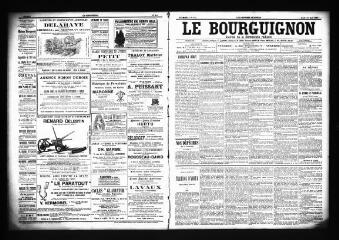 3 vues  - Le Bourguignon : journal de la démocratie radicale, n° 122, jeudi 24 mai 1900 (ouvre la visionneuse)