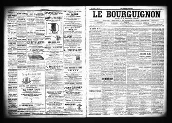 3 vues  - Le Bourguignon : journal de la démocratie radicale, n° 124, samedi 26 mai 1900 (ouvre la visionneuse)