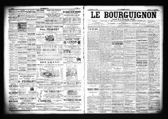 3 vues  - Le Bourguignon : journal de la démocratie radicale, n° 125, dimanche 27 mai 1900 (ouvre la visionneuse)