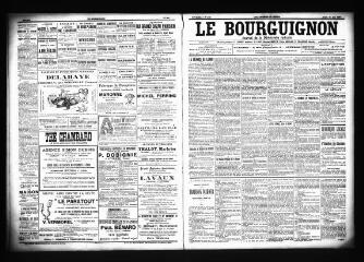3 vues  - Le Bourguignon : journal de la démocratie radicale, n° 128, jeudi 31 mai 1900 (ouvre la visionneuse)