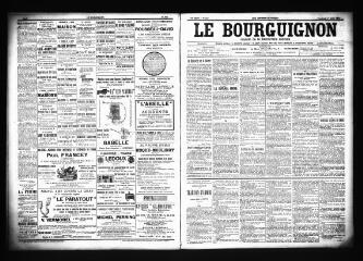 3 vues  - Le Bourguignon : journal de la démocratie radicale, n° 129, vendredi 1er juin 1900 (ouvre la visionneuse)