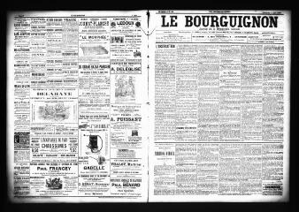 3 vues  - Le Bourguignon : journal de la démocratie radicale, n° 131, dimanche 3 juin 1900 (ouvre la visionneuse)