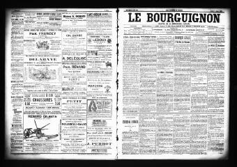 3 vues  - Le Bourguignon : journal de la démocratie radicale, n° 133, jeudi 7 juin 1900 (ouvre la visionneuse)