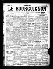 3 vues  - Le Bourguignon : journal de la démocratie radicale, n° 136, dimanche 10 juin 1900 (ouvre la visionneuse)
