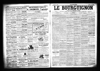 3 vues  - Le Bourguignon : journal de la démocratie radicale, n° 137, mardi 12 juin 1900 (ouvre la visionneuse)
