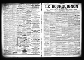3 vues  - Le Bourguignon : journal de la démocratie radicale, n° 140, vendredi 15 juin 1900 (ouvre la visionneuse)