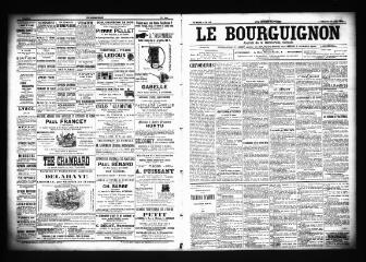 3 vues  - Le Bourguignon : journal de la démocratie radicale, n° 141, samedi 16 juin 1900 (ouvre la visionneuse)