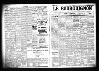 3 vues  - Le Bourguignon : journal de la démocratie radicale, n° 142, dimanche 17 juin 1900 (ouvre la visionneuse)