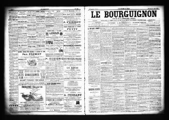 3 vues  - Le Bourguignon : journal de la démocratie radicale, n° 144, mercredi 20 juin 1900 (ouvre la visionneuse)