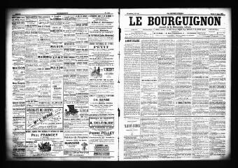 3 vues  - Le Bourguignon : journal de la démocratie radicale, n° 149, mardi 26 juin 1900 (ouvre la visionneuse)