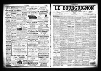 3 vues  - Le Bourguignon : journal de la démocratie radicale, n° 153, samedi 30 juin 1900 (ouvre la visionneuse)