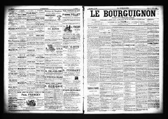 3 vues  - Le Bourguignon : journal de la démocratie radicale, n° 166, mardi 17 juillet 1900 (ouvre la visionneuse)
