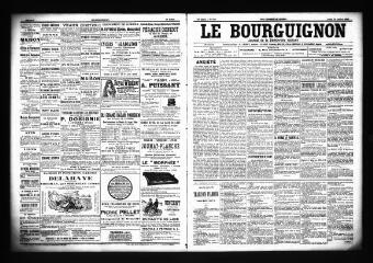 3 vues  - Le Bourguignon : journal de la démocratie radicale, n° 168, jeudi 19 juillet 1900 (ouvre la visionneuse)