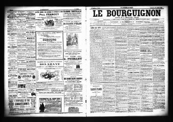 3 vues  - Le Bourguignon : journal de la démocratie radicale, n° 171, dimanche 22 juillet 1900 (ouvre la visionneuse)