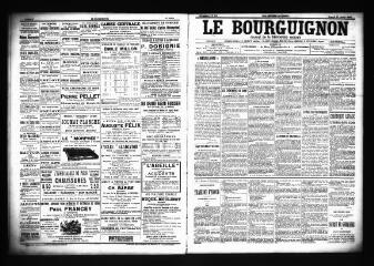 3 vues  - Le Bourguignon : journal de la démocratie radicale, n° 176, samedi 28 juillet 1900 (ouvre la visionneuse)