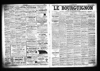 3 vues  - Le Bourguignon : journal de la démocratie radicale, n° 181, vendredi 3 août 1900 (ouvre la visionneuse)