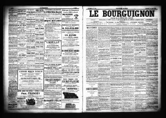 3 vues  - Le Bourguignon : journal de la démocratie radicale, n° 186, vendredi 10 août 1900 (ouvre la visionneuse)