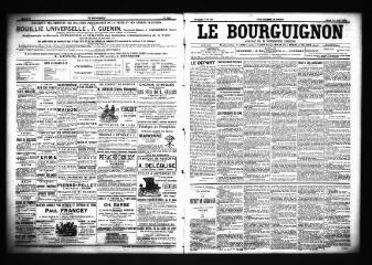 3 vues  - Le Bourguignon : journal de la démocratie radicale, n° 189, mardi 14 août 1900 (ouvre la visionneuse)