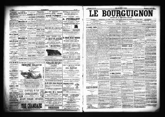 3 vues  - Le Bourguignon : journal de la démocratie radicale, n° 196, mercredi 22 août 1900 (ouvre la visionneuse)