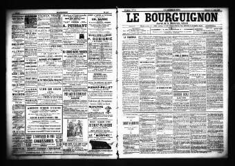 3 vues  - Le Bourguignon : journal de la démocratie radicale, n° 200, dimanche 26 août 1900 (ouvre la visionneuse)