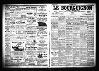 3 vues  - Le Bourguignon : journal de la démocratie radicale, n° 202, mercredi 29 août 1900 (ouvre la visionneuse)