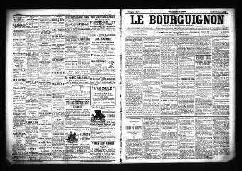 3 vues  - Le Bourguignon : journal de la démocratie radicale, n° 214, mardi 11 septembre 1900 (ouvre la visionneuse)
