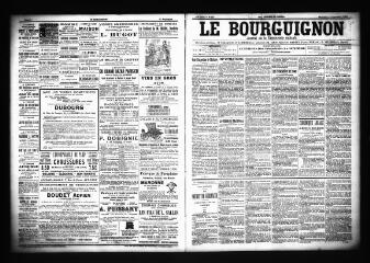 3 vues  - Le Bourguignon : journal de la démocratie radicale, n° 219, dimanche 16 septembre 1900 (ouvre la visionneuse)
