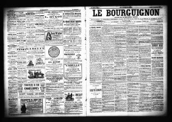 3 vues  - Le Bourguignon : journal de la démocratie radicale, n° 222, jeudi 20 septembre 1900 (ouvre la visionneuse)