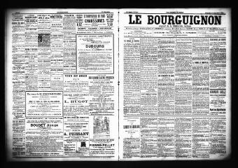 3 vues  - Le Bourguignon : journal de la démocratie radicale, n° 225, dimanche 23 septembre 1900 (ouvre la visionneuse)