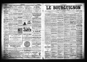 3 vues  - Le Bourguignon : journal de la démocratie radicale, n° 228, jeudi 27 septembre 1900 (ouvre la visionneuse)