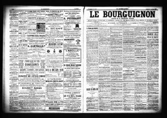 3 vues  - Le Bourguignon : journal de la démocratie radicale, n° 235, vendredi 5 octobre 1900 (ouvre la visionneuse)