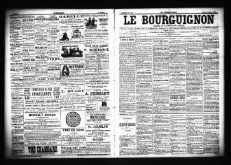 3 vues  - Le Bourguignon : journal de la démocratie radicale, n° 240, jeudi 11 octobre 1900 (ouvre la visionneuse)